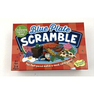 Blue Plate Scramble - The fast-pace match-a-meal card game! Ages 5+
